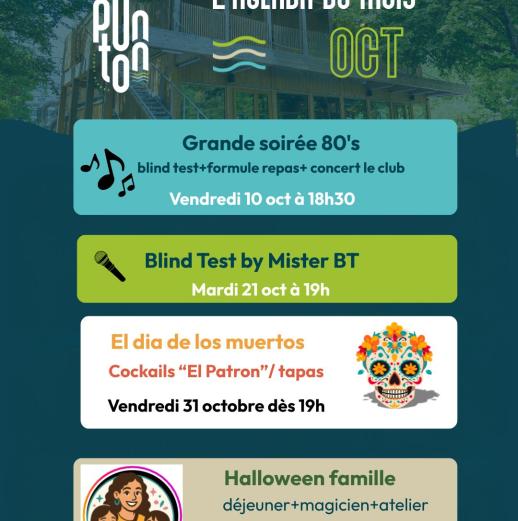 calendrier Octobre