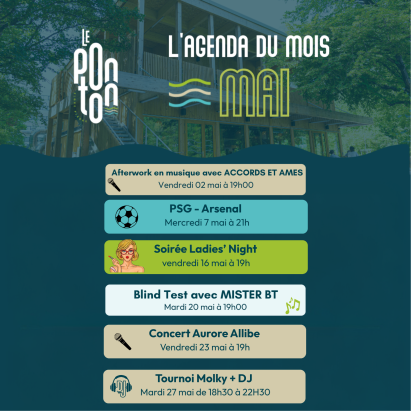 Calendrier de mai