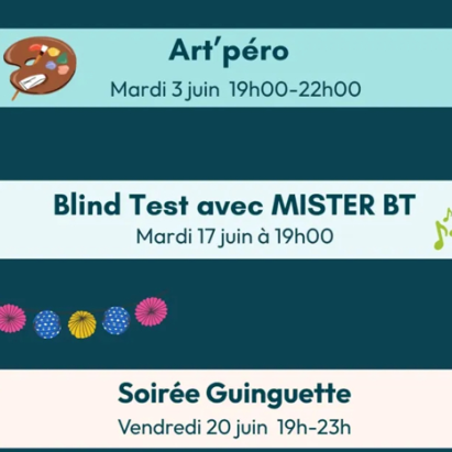 Calendrier du mois de juin