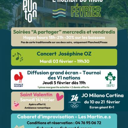 calendrier de février